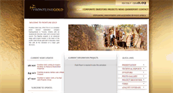 Desktop Screenshot of frontlinegold.com